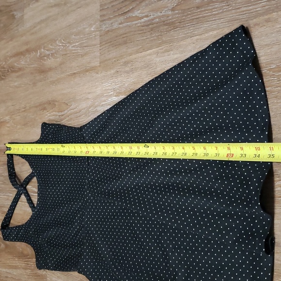 (S) H&M Polka Dot Fit & Flare Mini Dress Dance Party Casual Outdoor Date Night - Picture 4 of 8